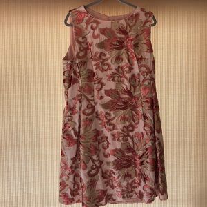 Pink hues Eva Mendes cocktail dress